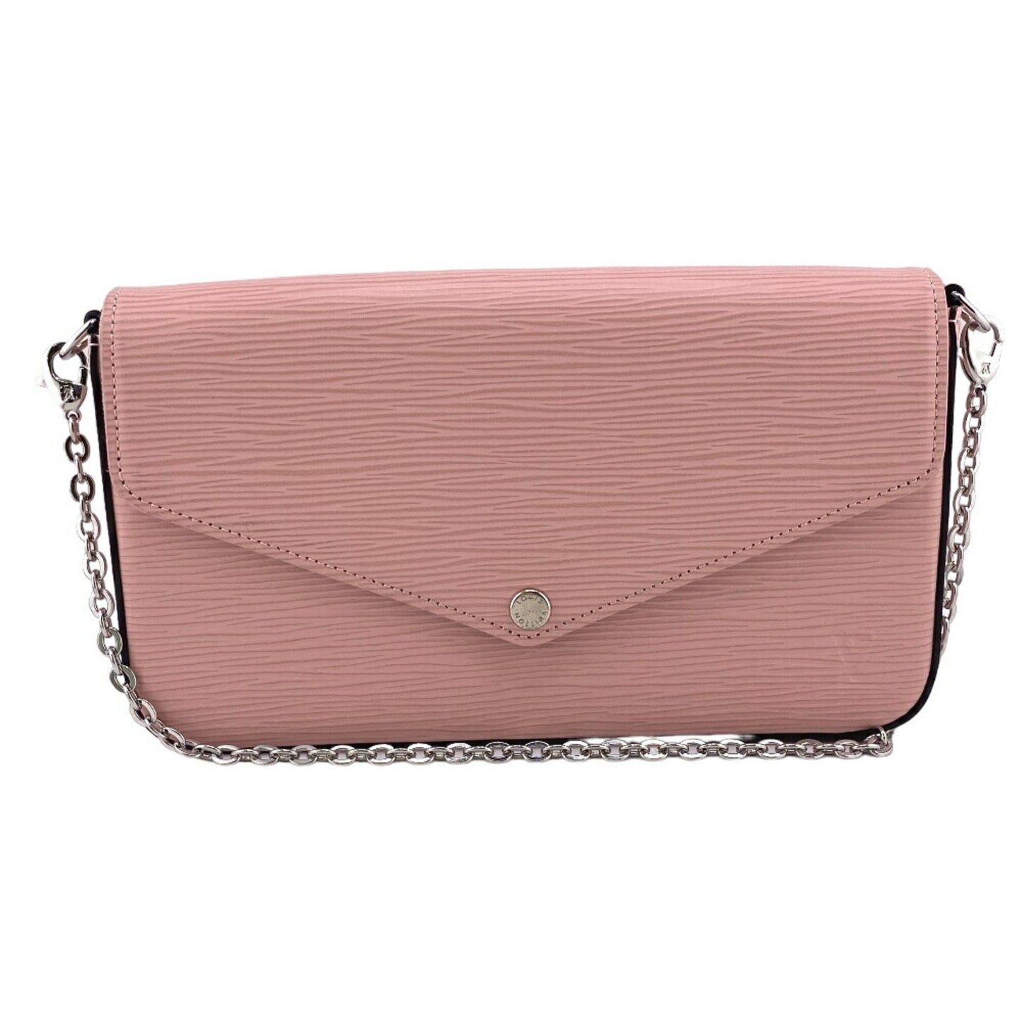Louis Vuitton  Leather Chain/Shoulder Wallet