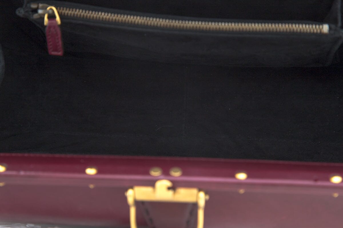 Gucci Vintage Maroon & Gold Tom Ford Era Handbag