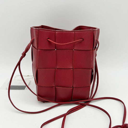 Bottega Veneta Cassette Bucket Bag - Red Bucket Bags, Handbags LA38073
