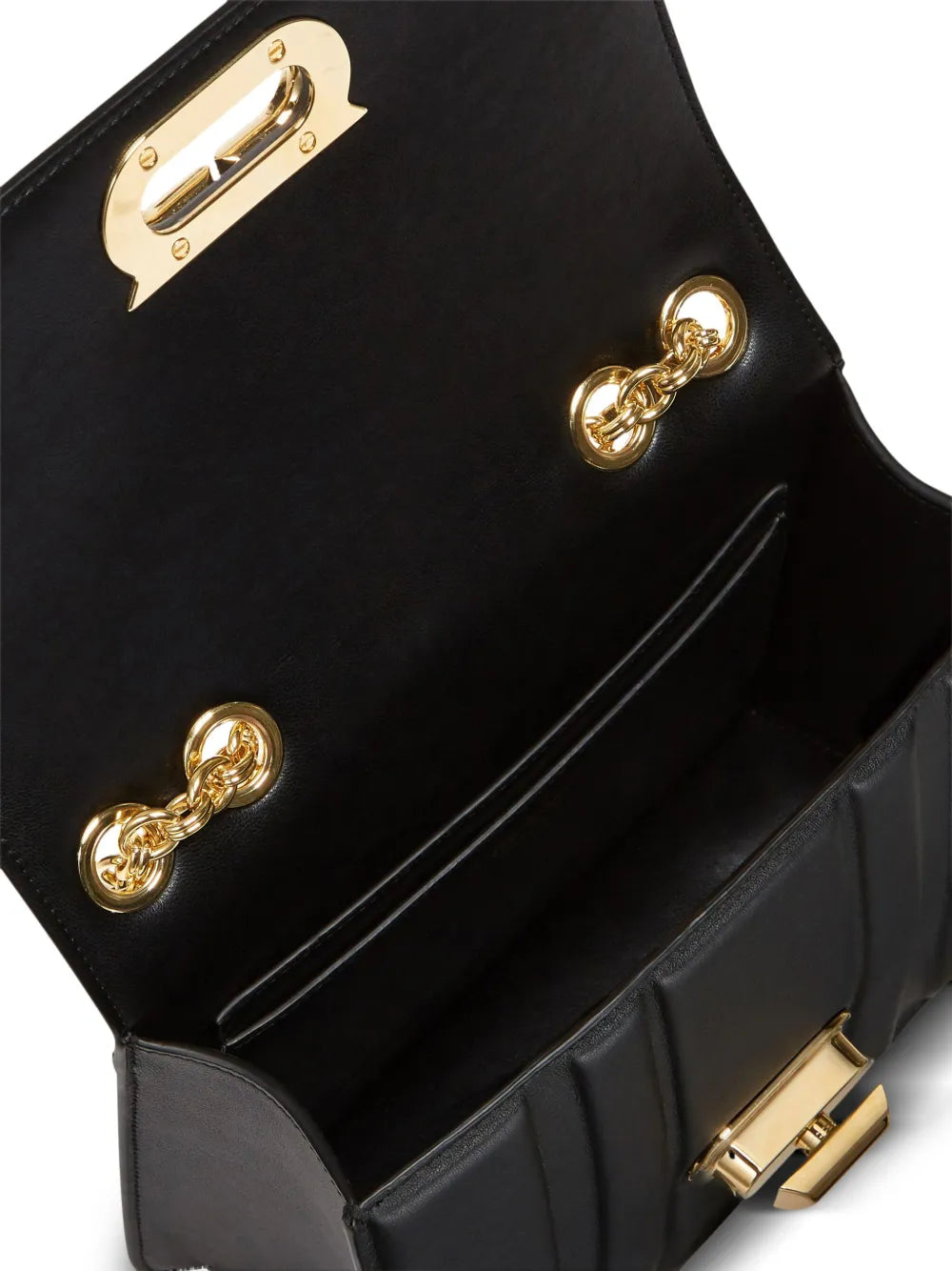 Ferragamo Medium Gancini Leather Shoulder Bag