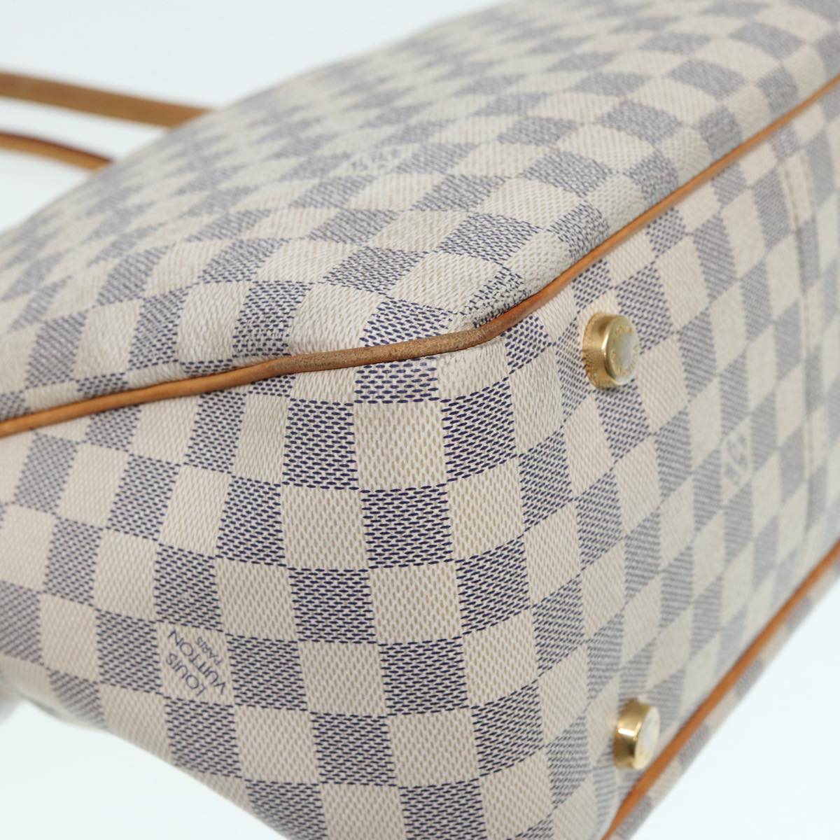 LOUIS VUITTON Damier Azur Figueri PM Shoulder Bag N41176 LV Auth 84977