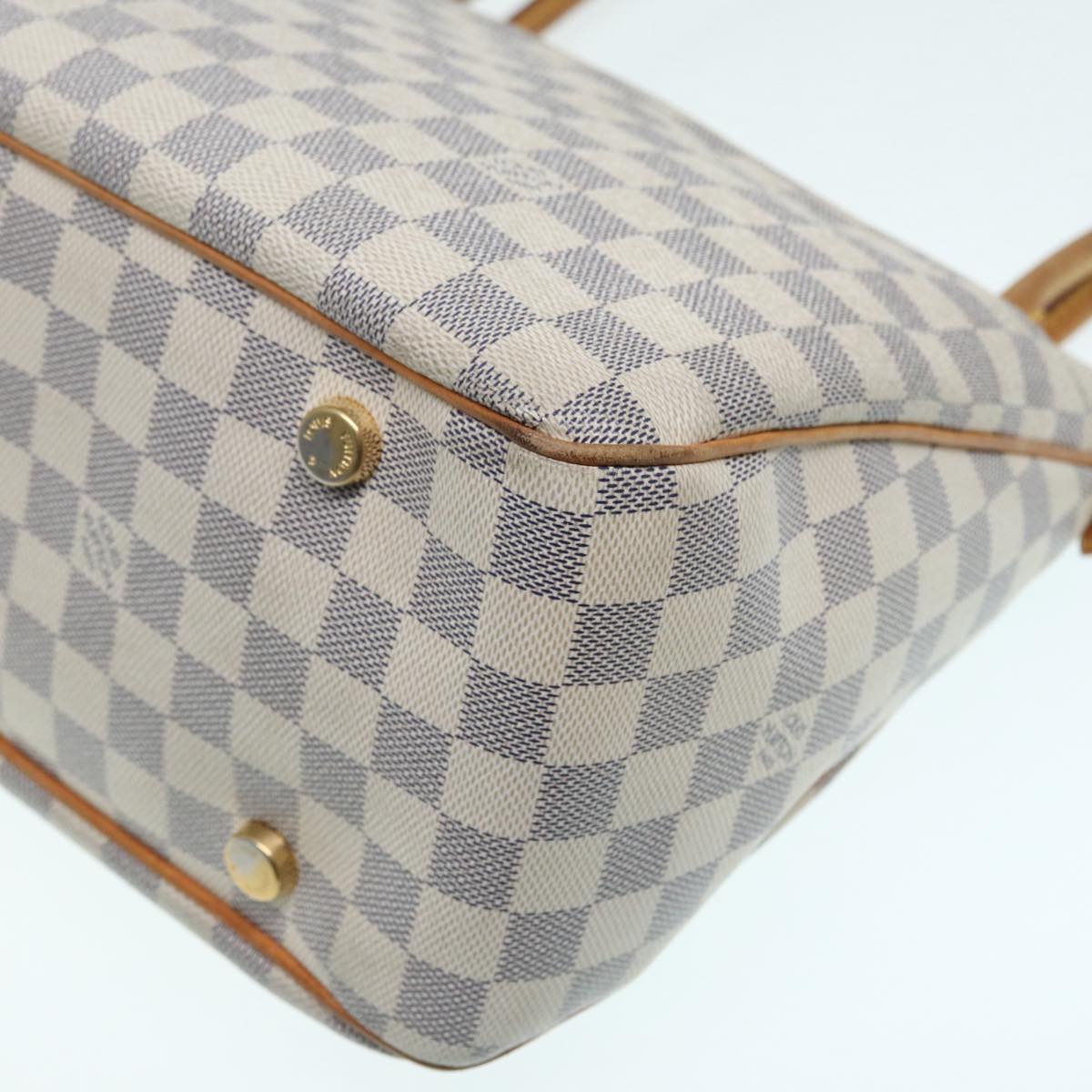 LOUIS VUITTON Damier Azur Figueri PM Shoulder Bag N41176 LV Auth 84977