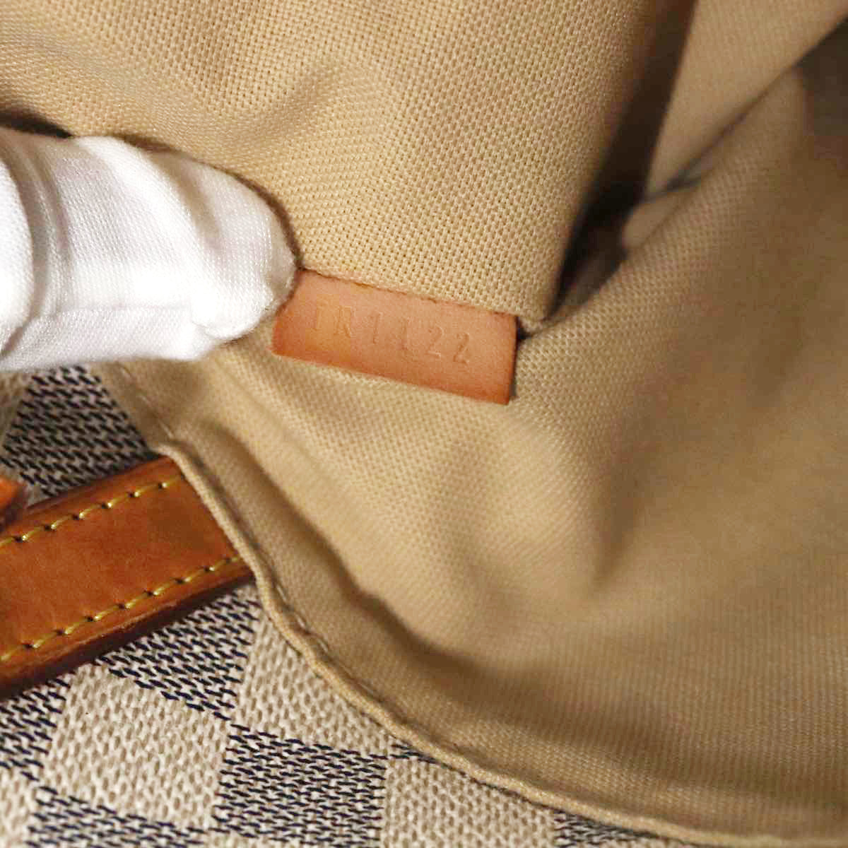 LOUIS VUITTON Damier Azur Figueri PM Shoulder Bag N41176 LV Auth 84977