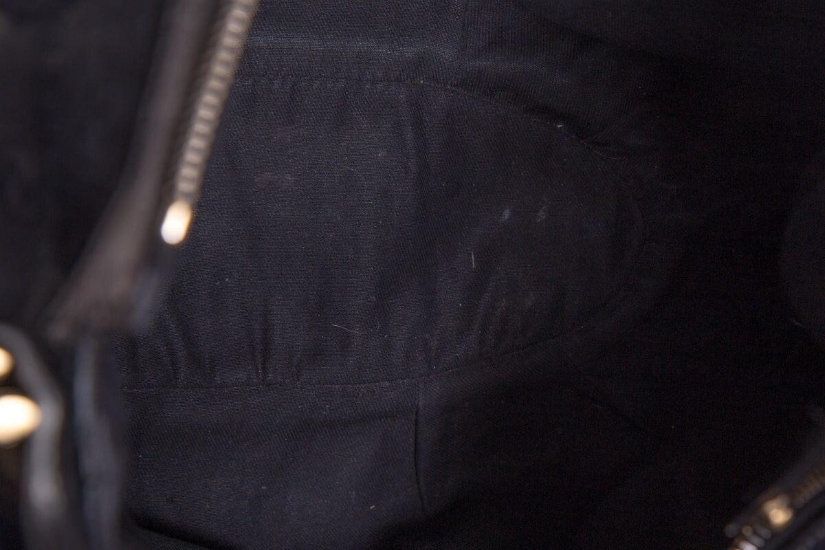 Gucci Vintage Black Monogram Hobo