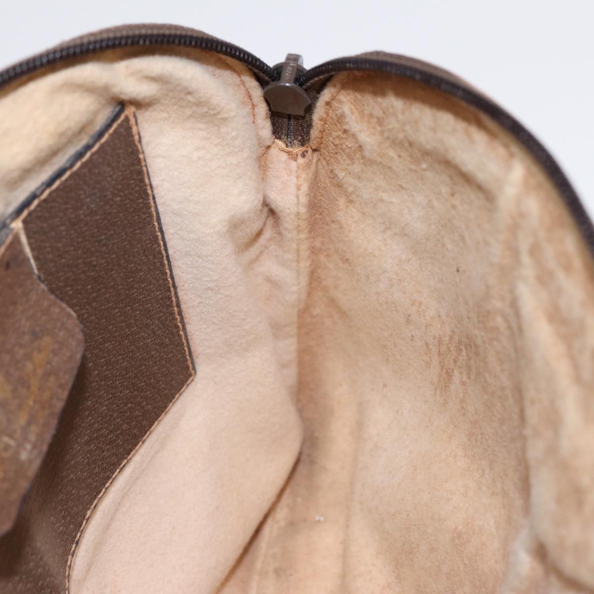 GUCCI GG Supreme Web Sherry Line Shoulder Bag PVC Beige 904 02 047 Auth 85369