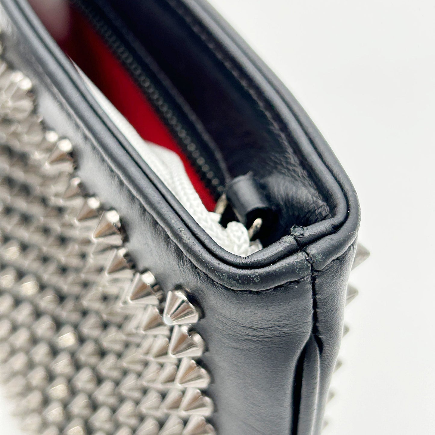 Christian Louboutin Leather Clutch - Black Crossbody Bags, Handbags LA14580