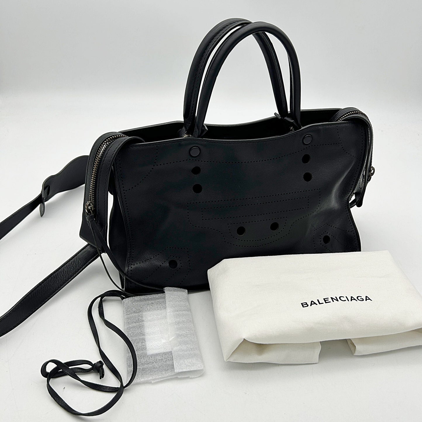 Balenciaga Leather City - Neutrals Handle Bags, Handbags LA27814