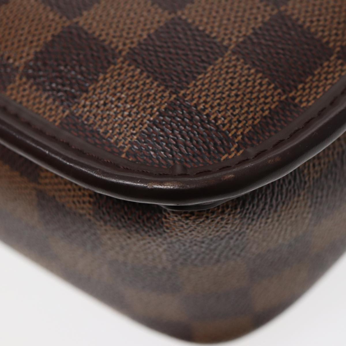 LOUIS VUITTON Damier Ebene Sologne Shoulder Bag N48079 LV Auth 86140