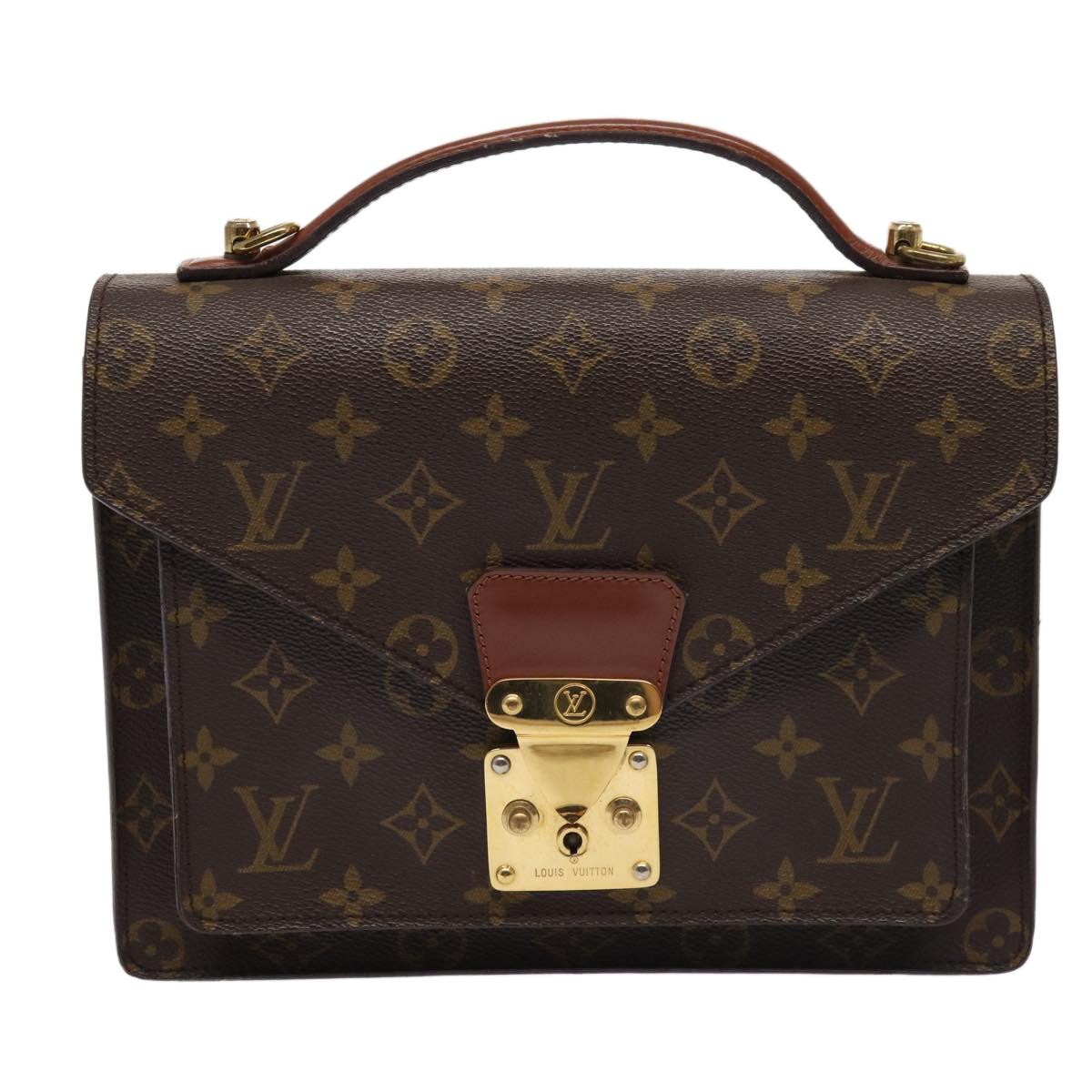 LOUIS VUITTON Monogram Monceau 26 Shoulder Bag M51187 LV Auth 86786