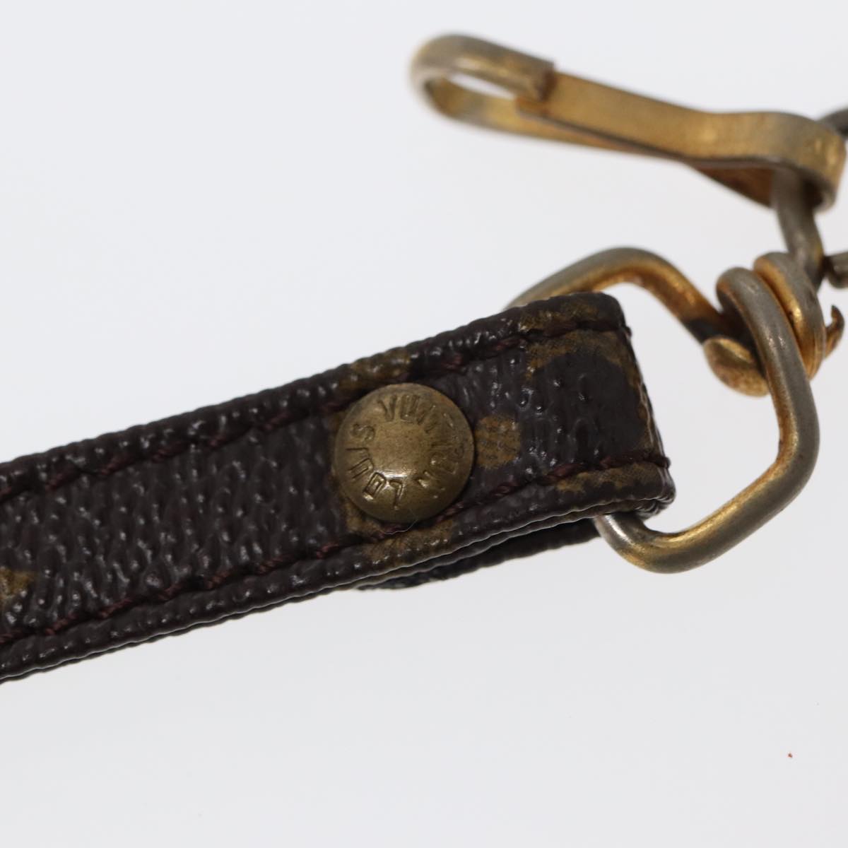 LOUIS VUITTON Monogram Shoulder Strap 46.5" LV Auth 86799