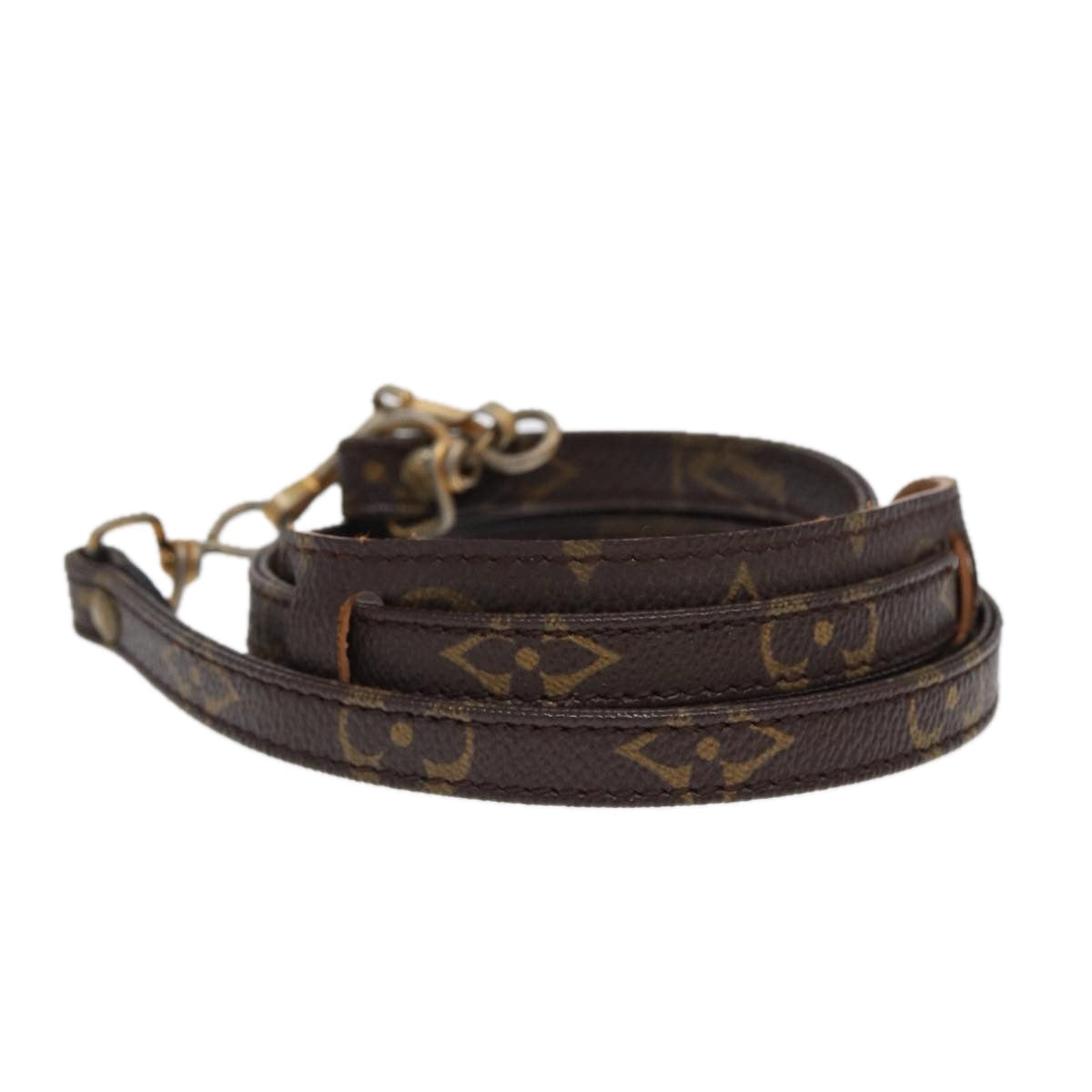 LOUIS VUITTON Monogram Shoulder Strap 46.5" LV Auth 86799