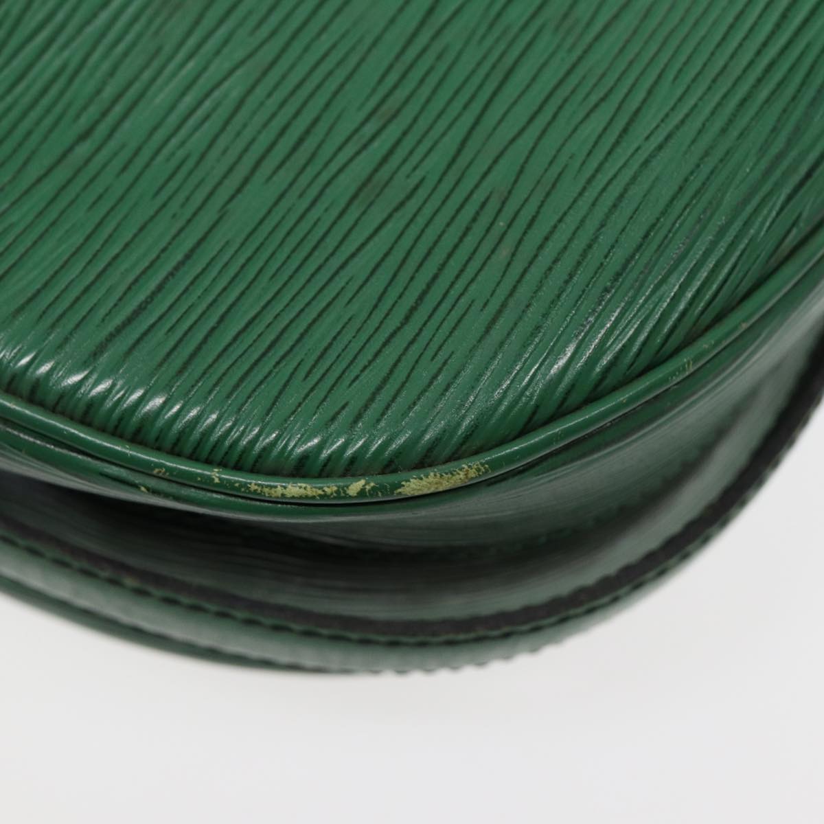 LOUIS VUITTON Epi Jeune Fille MM Shoulder Bag Green M52154 LV Auth 86819