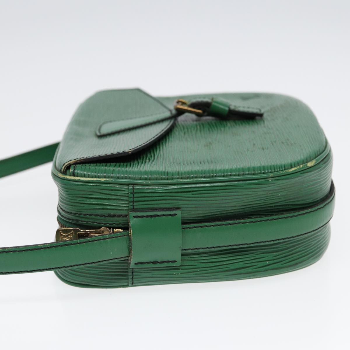 LOUIS VUITTON Epi Jeune Fille MM Shoulder Bag Green M52154 LV Auth 86819
