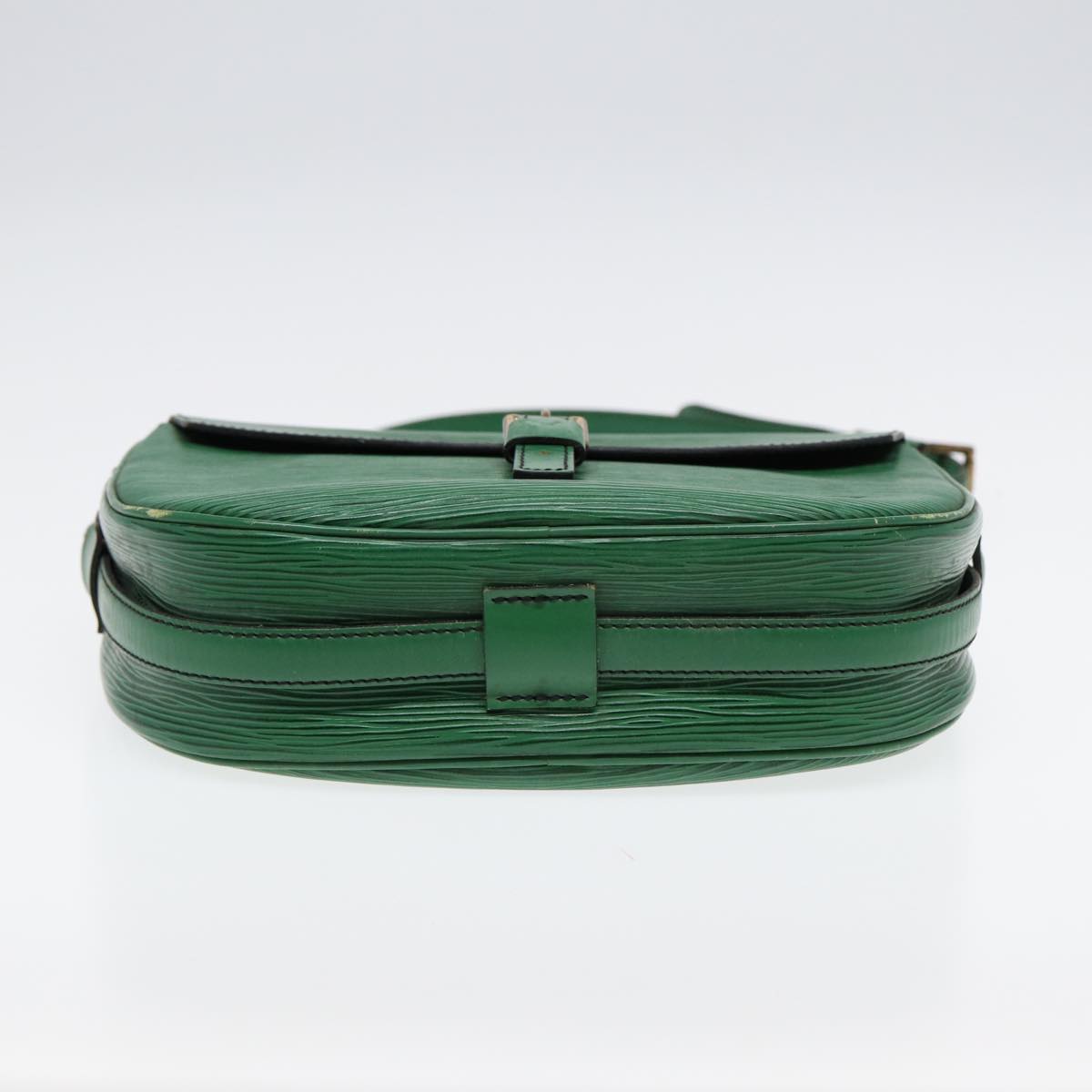 LOUIS VUITTON Epi Jeune Fille MM Shoulder Bag Green M52154 LV Auth 86819