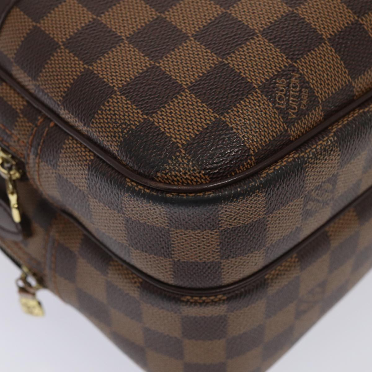 LOUIS VUITTON Damier Ebene Reporter PM Shoulder Bag N45253 LV Auth 86960