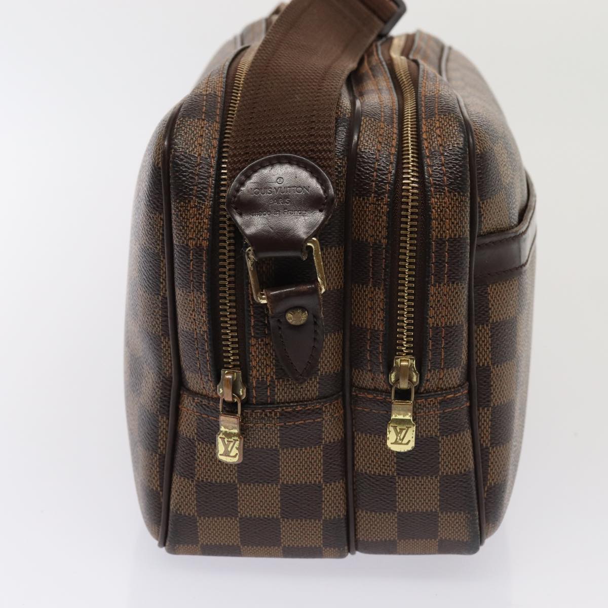 LOUIS VUITTON Damier Ebene Reporter PM Shoulder Bag N45253 LV Auth 86960