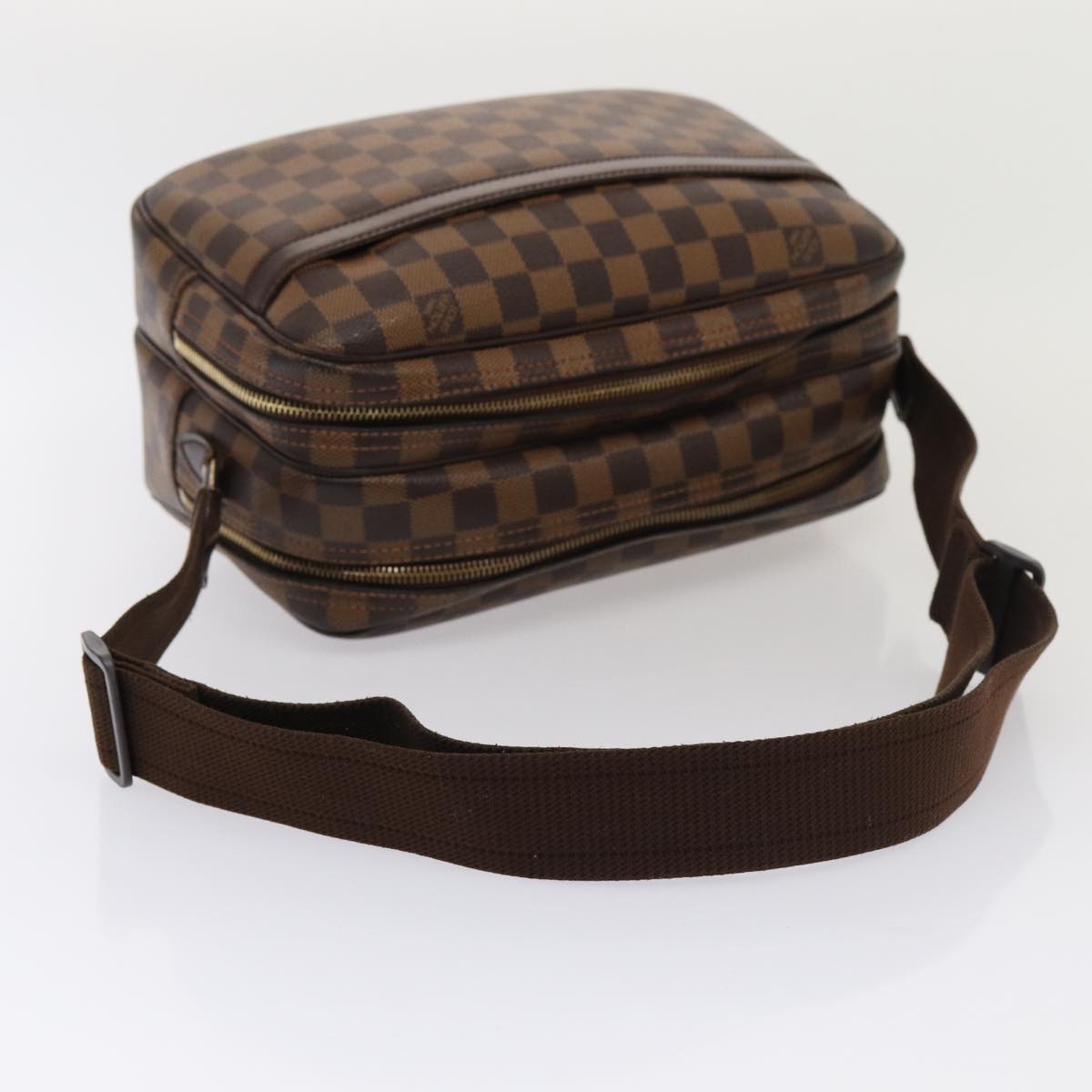 LOUIS VUITTON Damier Ebene Reporter PM Shoulder Bag N45253 LV Auth 86960