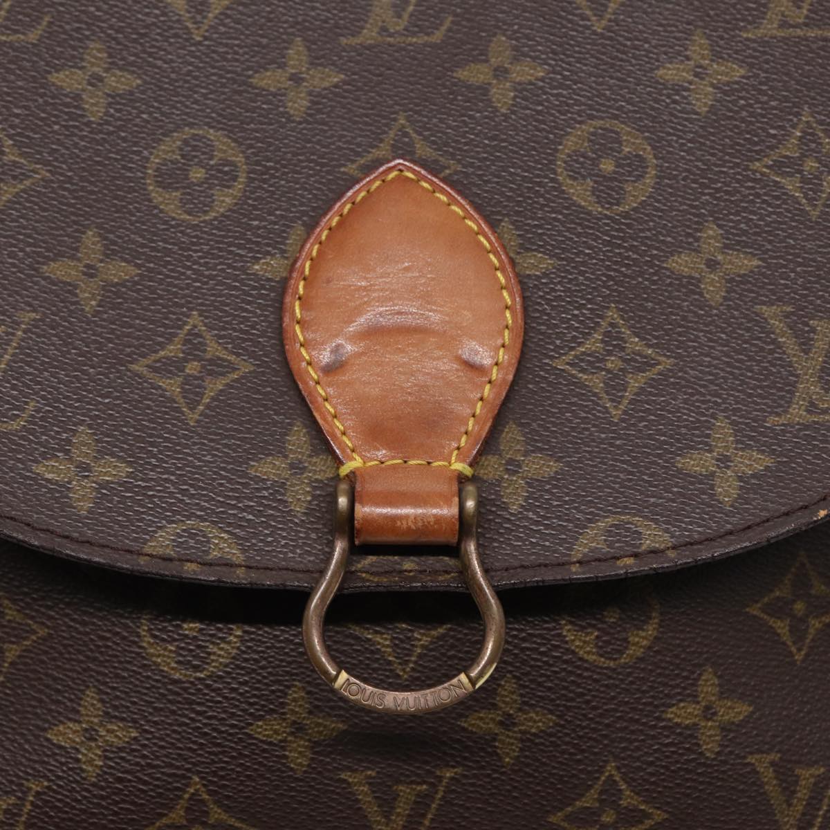 LOUIS VUITTON Monogram Saint Cloud GM Shoulder Bag M51242 LV Auth 87184