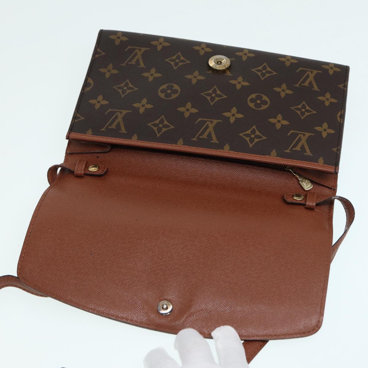 LOUIS VUITTON Monogram Bordeaux 24 Shoulder Bag M51798 LV Auth 87234
