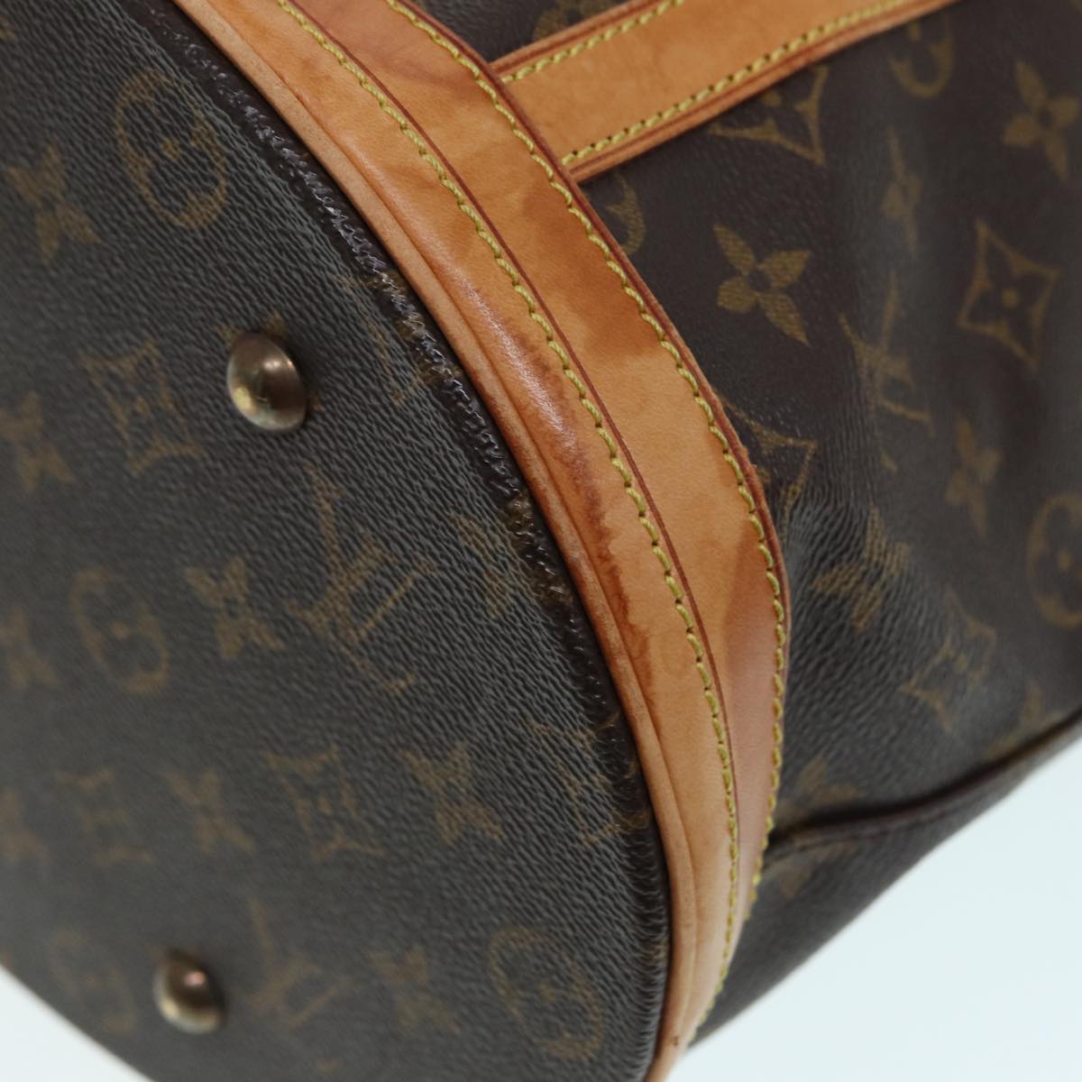 LOUIS VUITTON Monogram Bucket GM Shoulder Bag M42236 LV Auth 87417