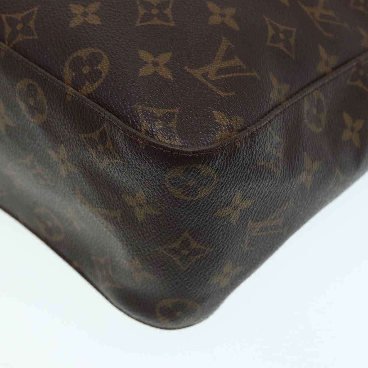 LOUIS VUITTON Monogram Looping GM Shoulder Bag M51145 LV Auth 87586