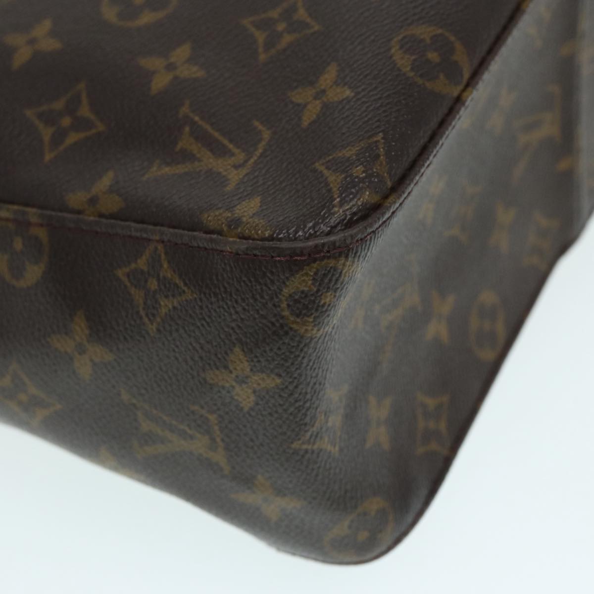 LOUIS VUITTON Monogram Looping GM Shoulder Bag M51145 LV Auth 87587