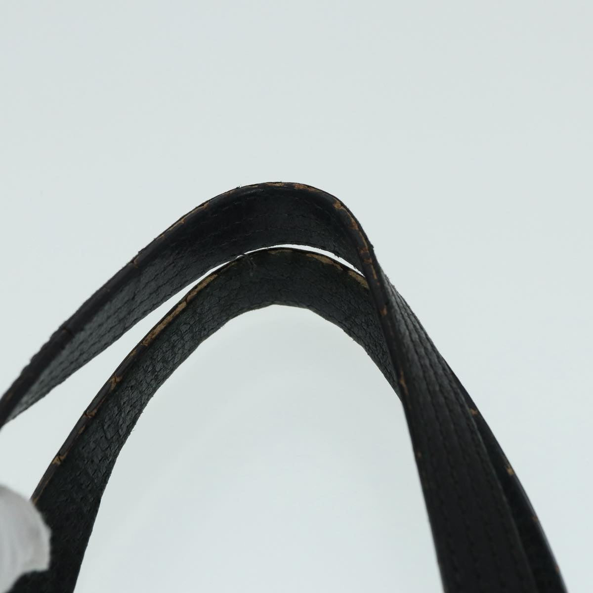 GUCCI GG Canvas Shoulder Bag Black Silver 113017 002404 Auth 87780