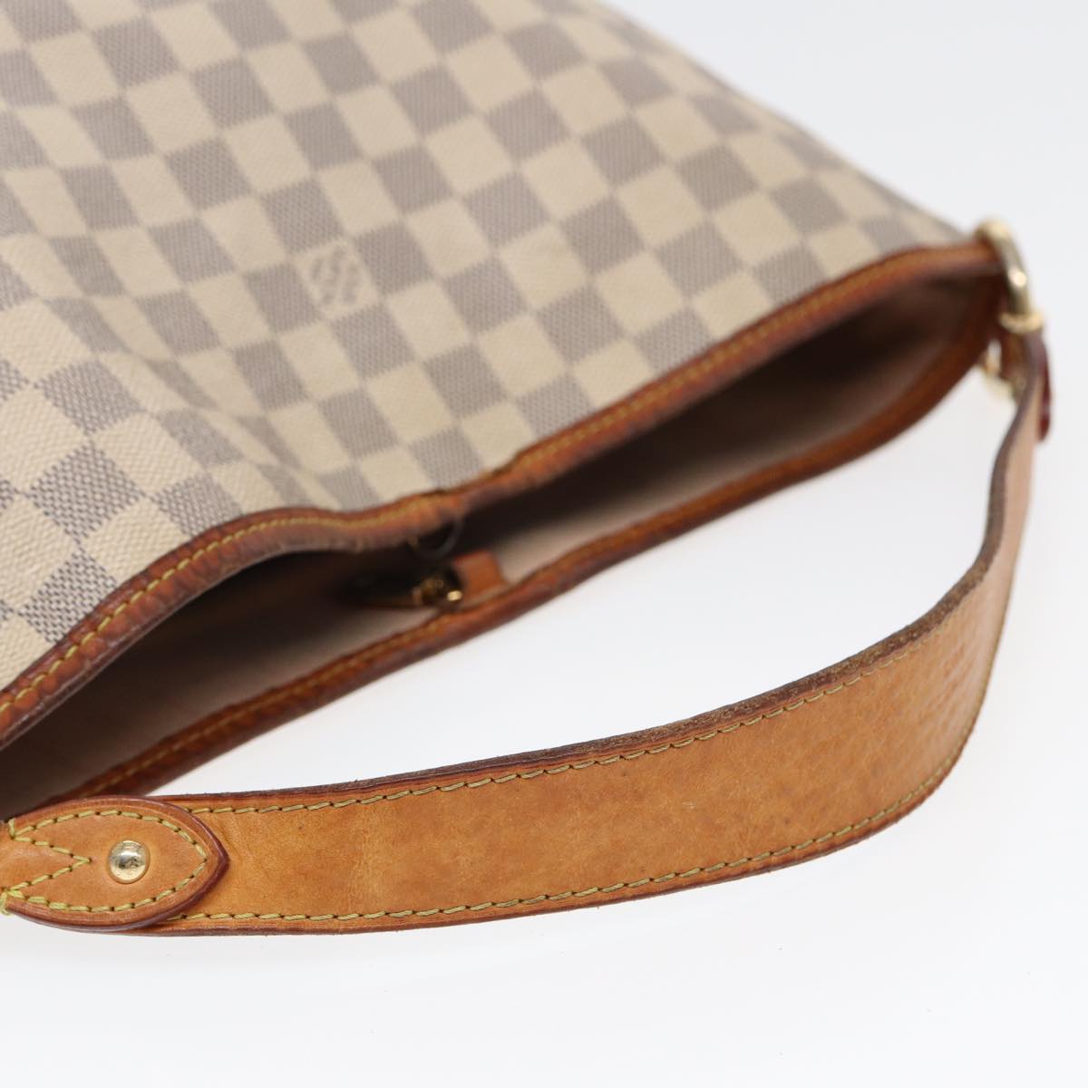 LOUIS VUITTON Damier Azur Delightful PM Shoulder Bag N41447 LV Auth 87896