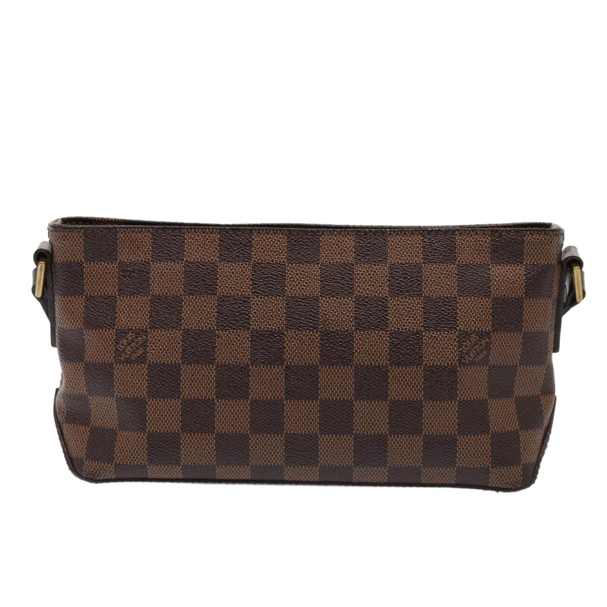 LOUIS VUITTON Damier Ebene Trotteur Shoulder Bag M51240 LV Auth 87972A