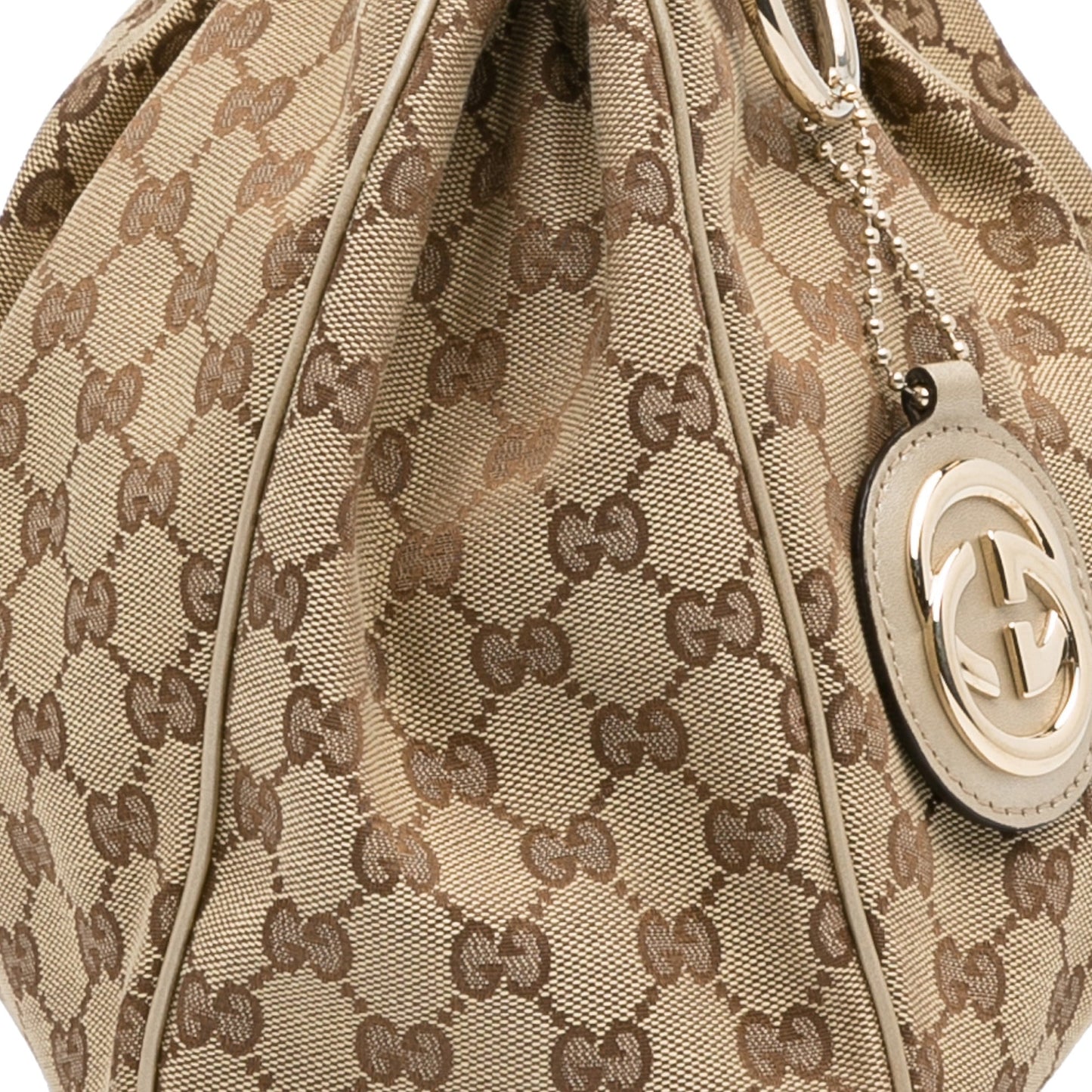Brown Gucci GG Canvas Sukey Tote