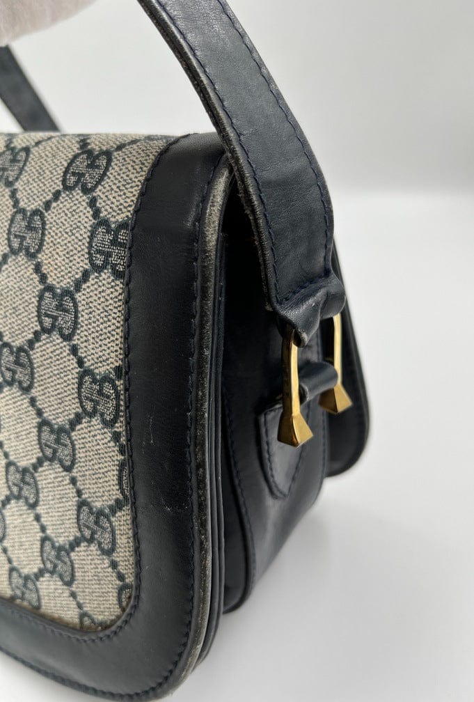 Vintage Gucci Canvas Crossbody Bag