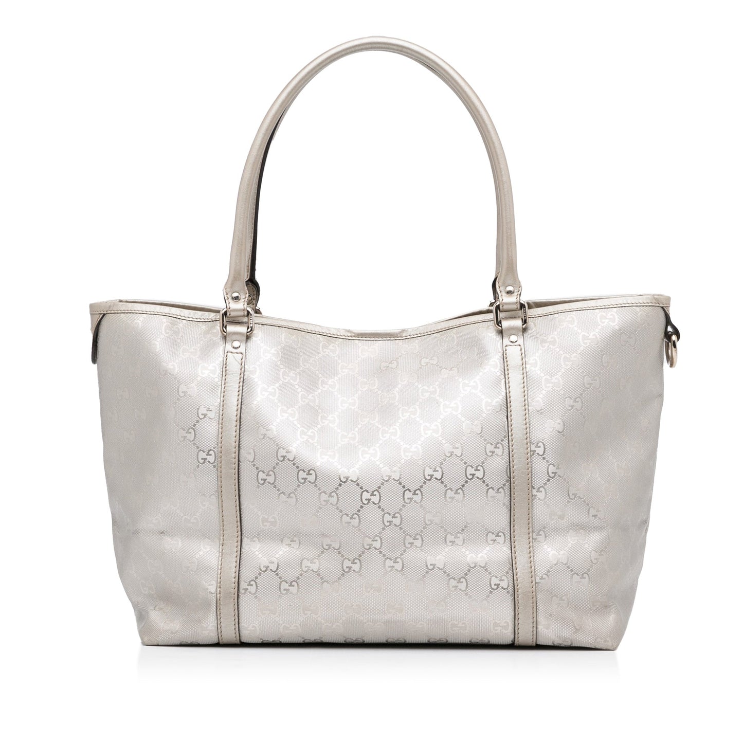 Silver Gucci GG Imprime Joy Tote Bag