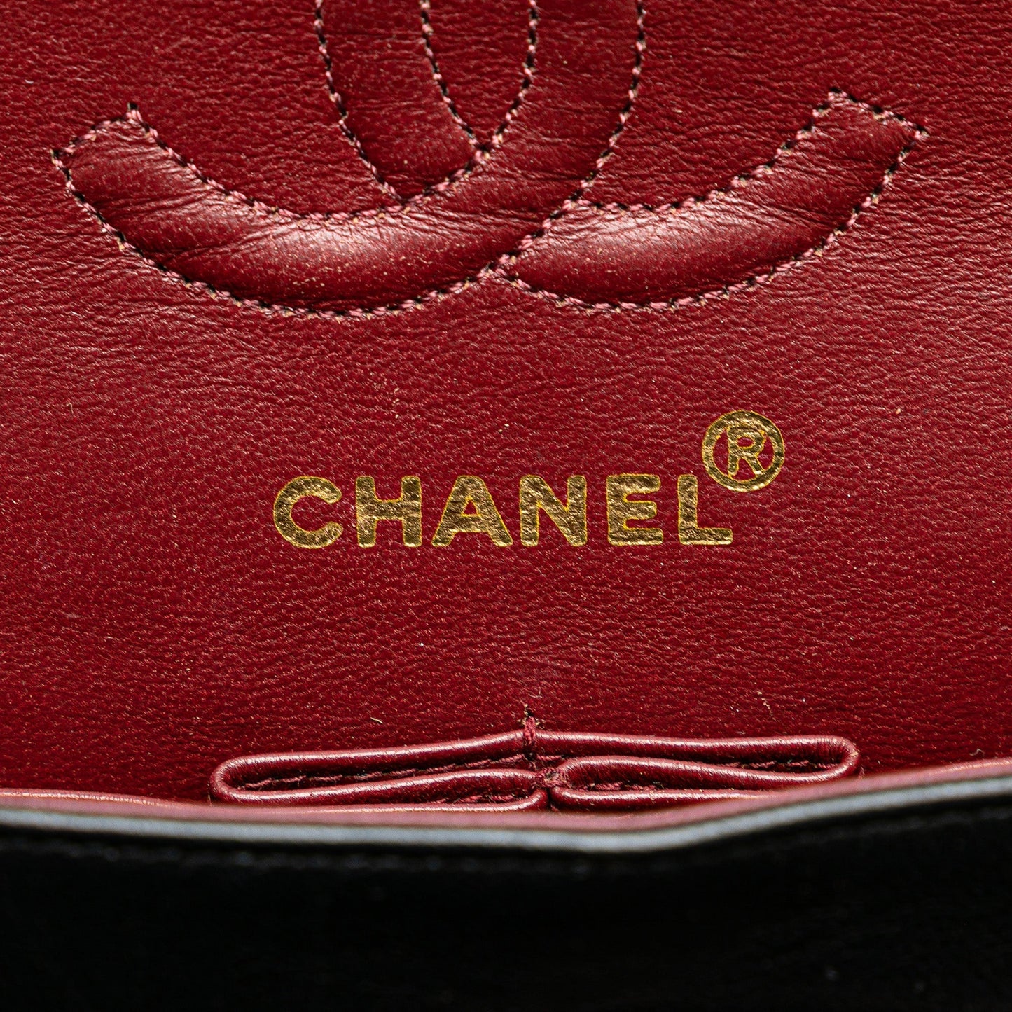 Black Chanel Small Classic Lambskin Double Flap Shoulder Bag