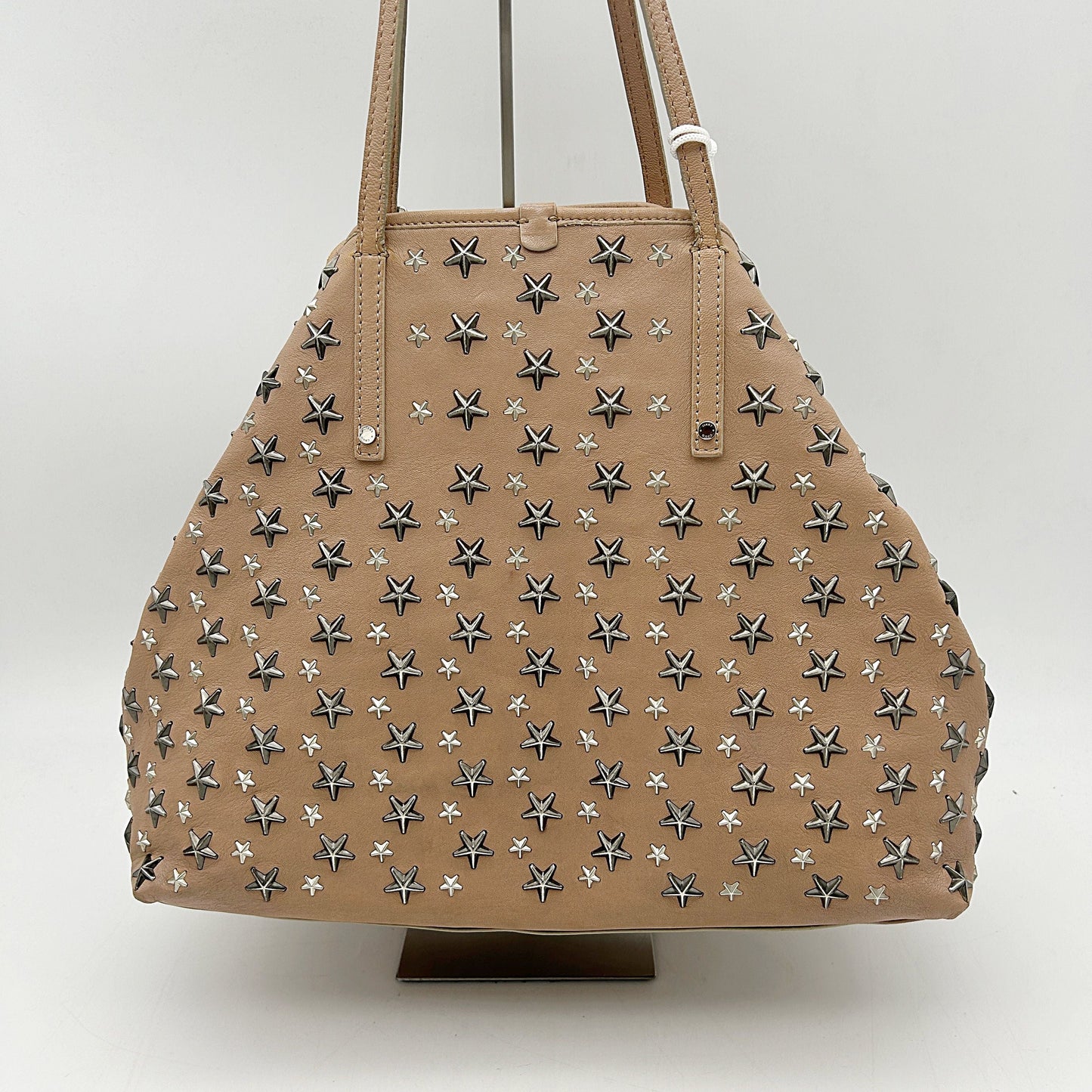 Jimmy Choo Star Studded Leather Tote Bag - Brown Totes, Handbags LA11914