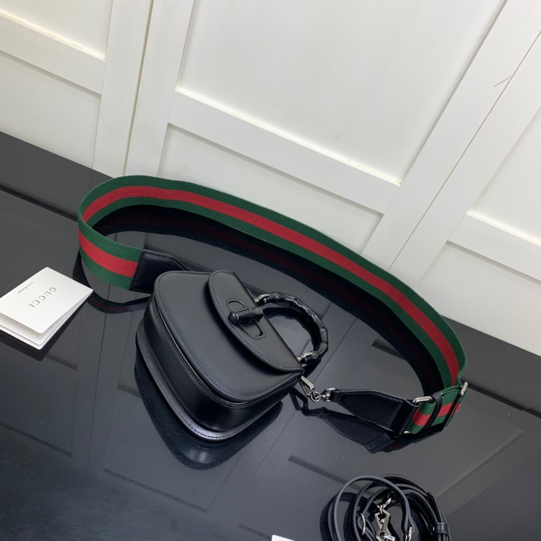 BOLSA GUCCI BAMBOO 1947 PEQUENA 17