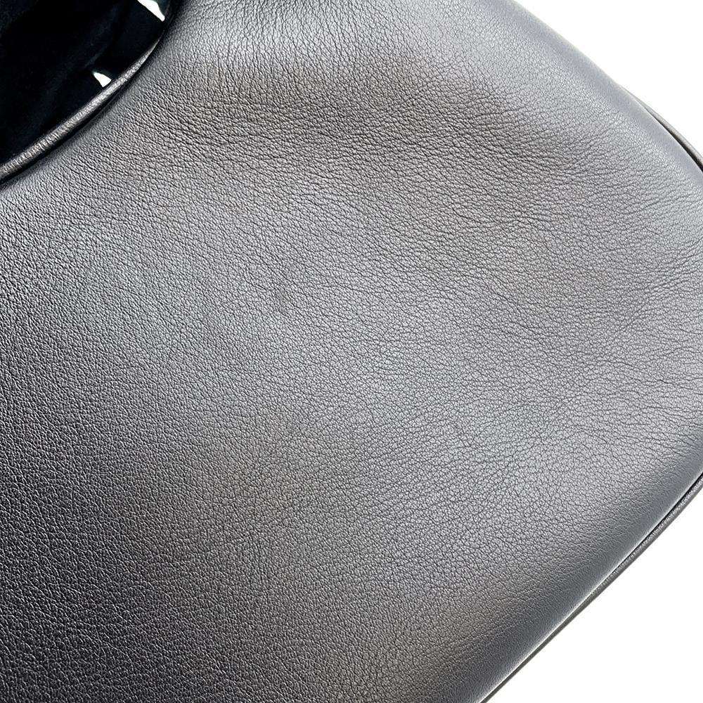 GUCCI Attaché Shoulder Bag Black/Red 699409 Leather Size Small