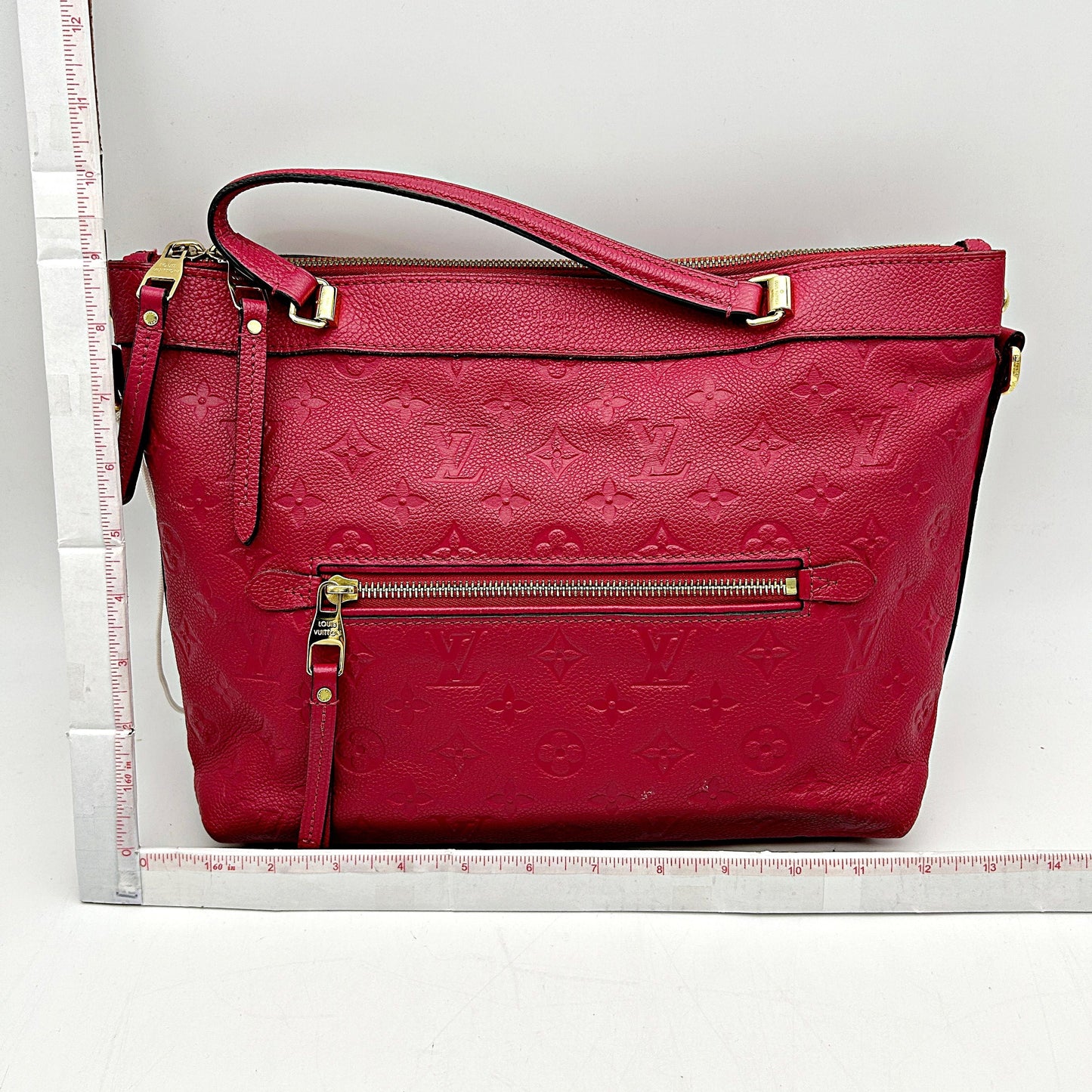 Louis Vuitton LV Monogram Spontini - Red Shoulder Bags, Handbags LA22769