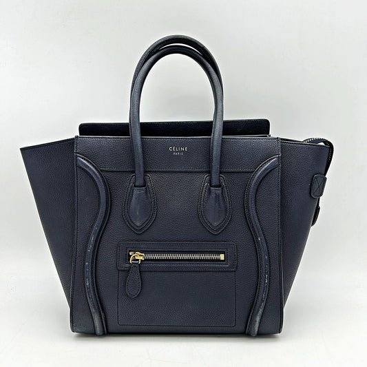 Celine Micro Luggage Tote - Blue Totes, Handbags  LA32471