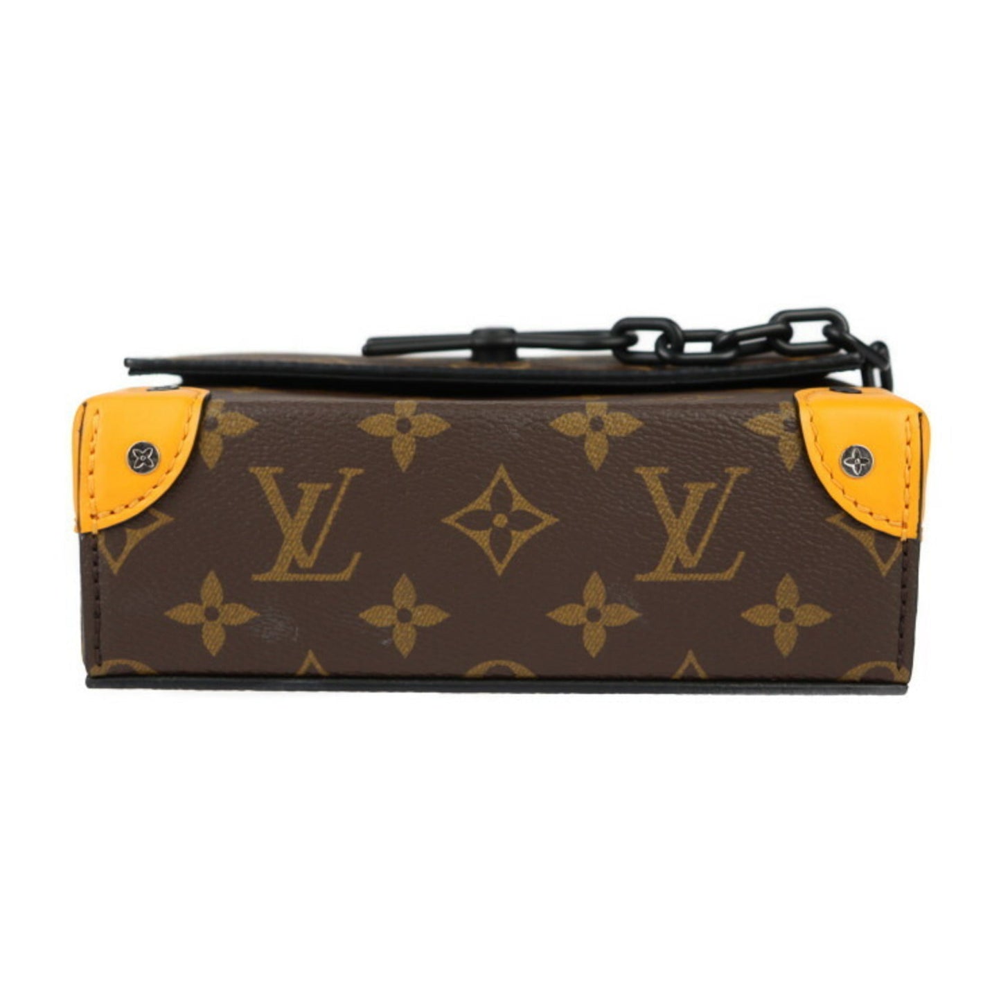 Louis Vuitton    Monogram Canvas Leather Pochette Shoulder Bag