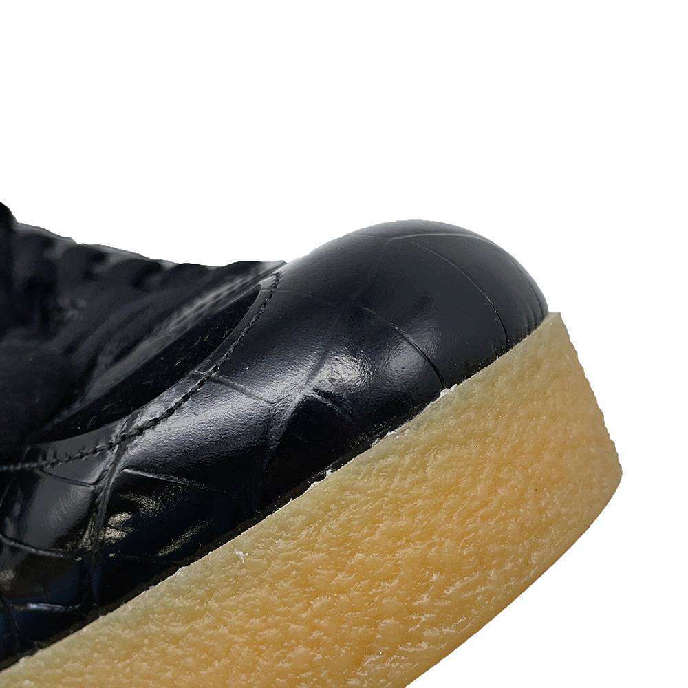 GUCCI adidas Collaboration Gazelle Wedge Sneakers Black 725627 Leather Patent Leather Size 39