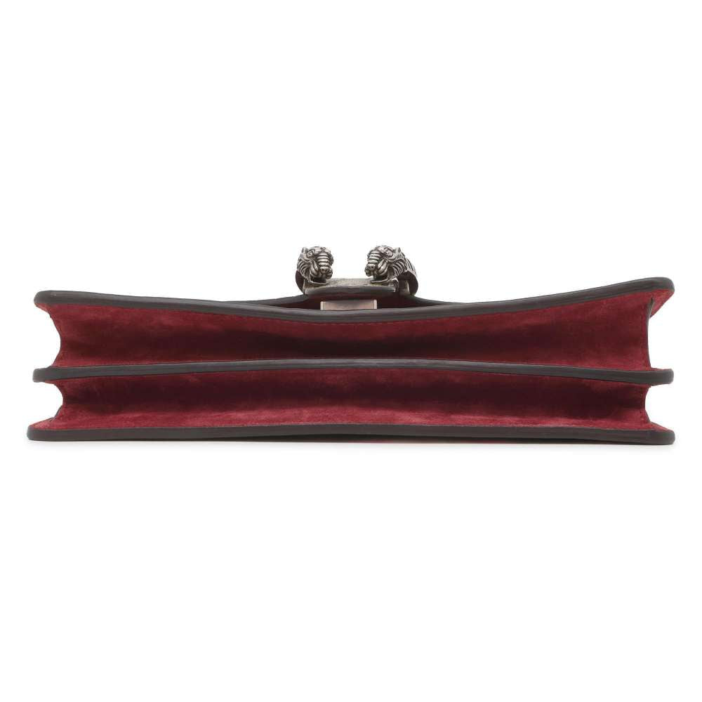 GUCCI Dionysus GG Blooms ChainShoulder Bag Brown/Red 400249 PVC suede