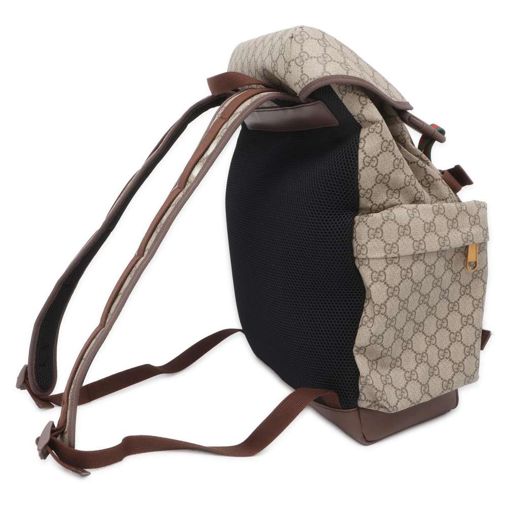 GUCCI GG Supreme Skateboard Backpack Beige/Brown 690999 GG SupremeCanvas
