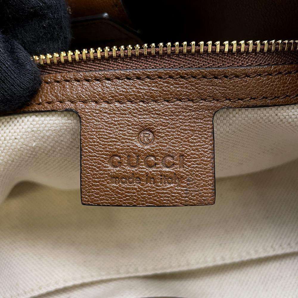 GUCCI Horsebit 1955Tote Bag Brown 623694 Leather