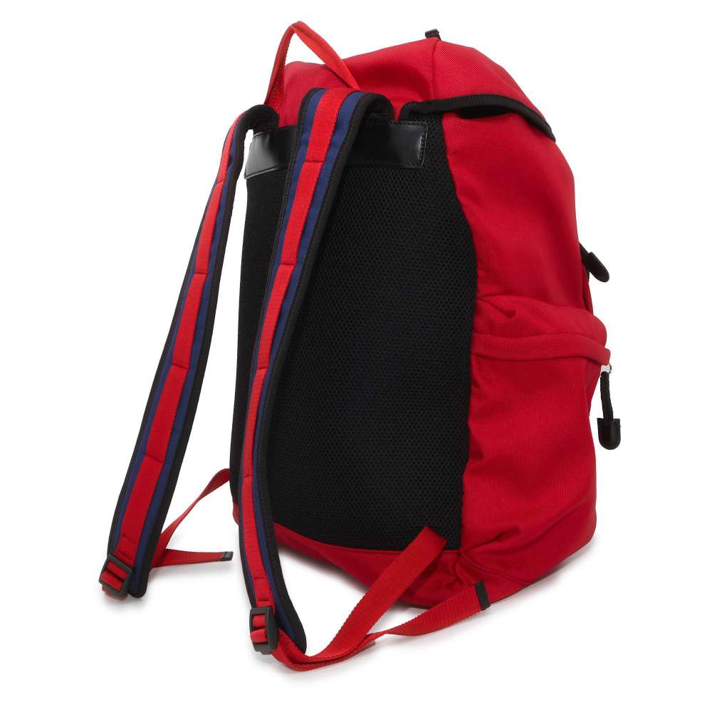GUCCI Cherie Line Cat Head Backpack Red 429037 Canvas Leather