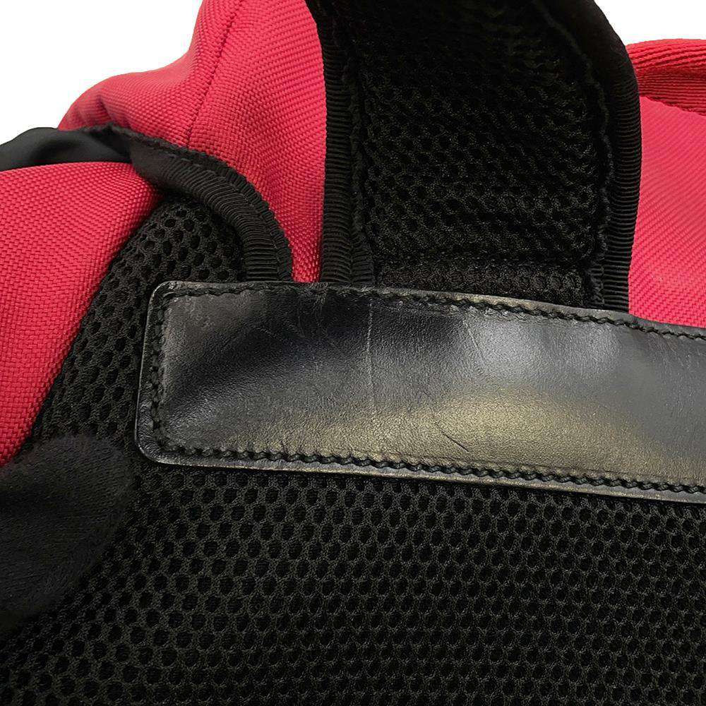 GUCCI Cherie Line Cat Head Backpack Red 429037 Canvas Leather