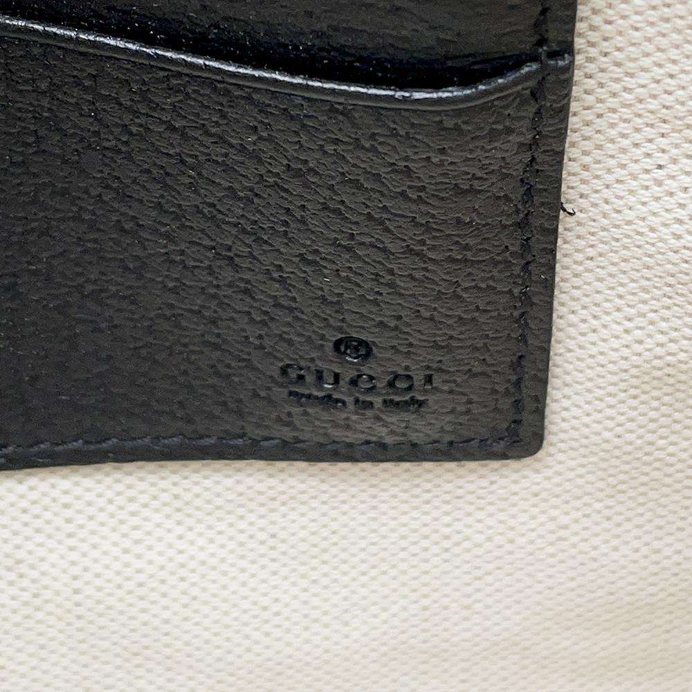 GUCCI Animalier BEE Clutch Bag Black 523684 Leather