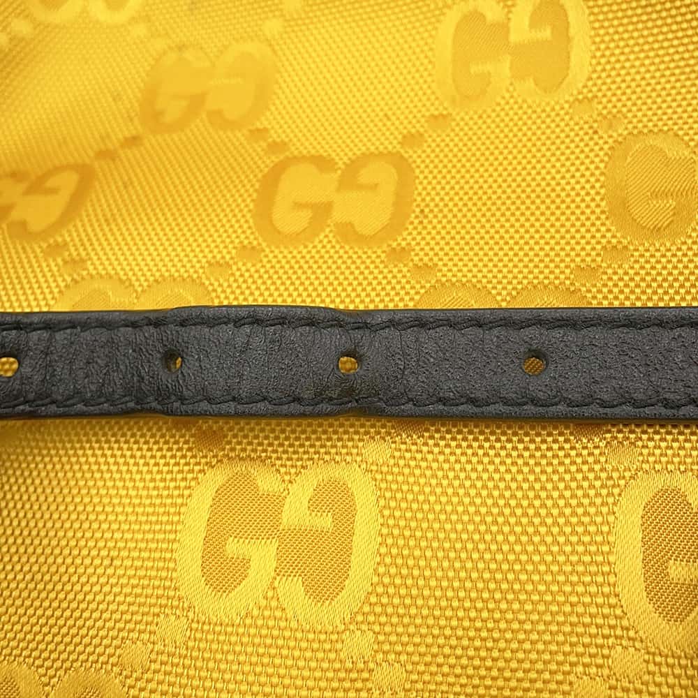 GUCCI Off the Grid 2way Tote Bag Yellow/Black 630353 Nylon Leather