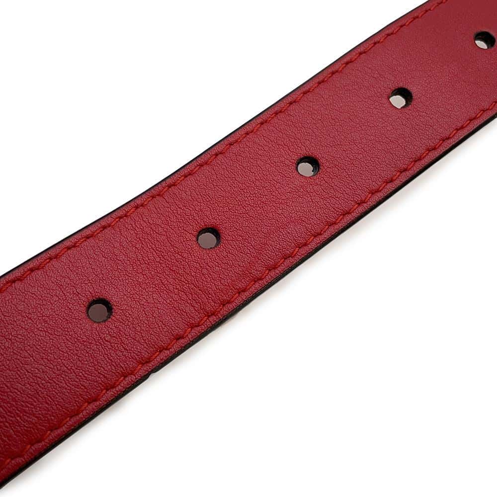 GUCCI Crossbody Bag GG Marmont Red 476434 Leather