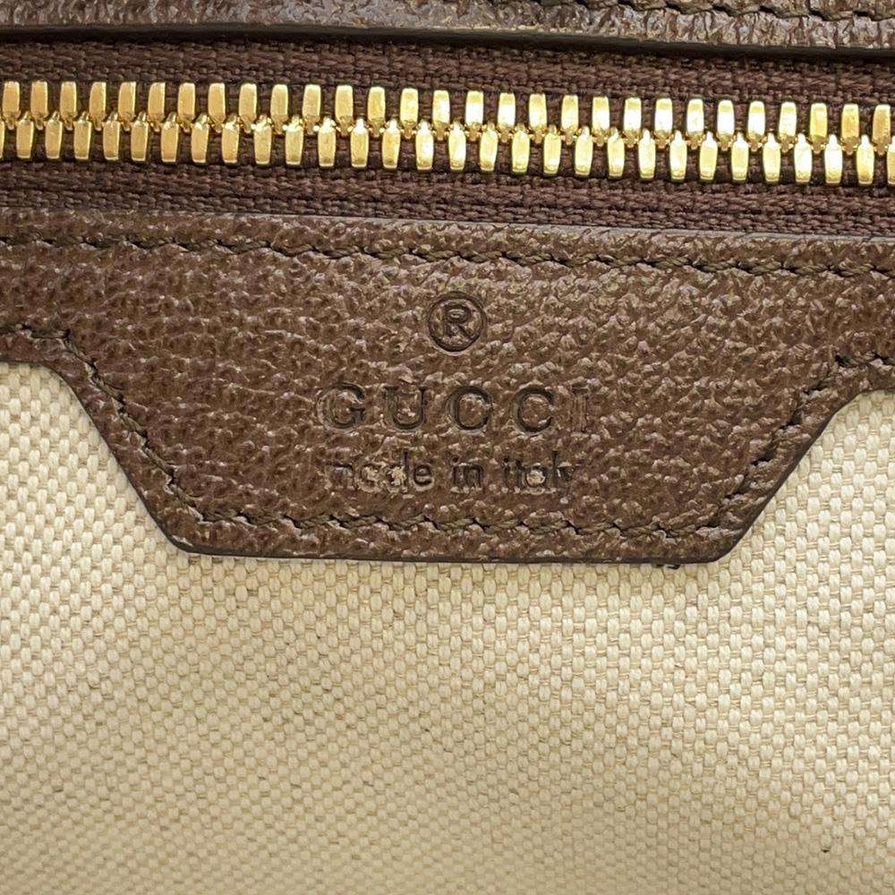 GUCCI Interlocking G Medium Tote Bag Beige/Brown/Multicolor 674148 PVC Leather