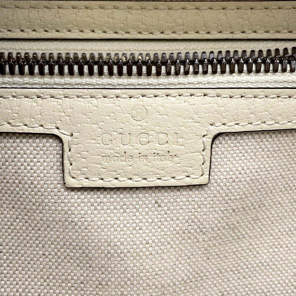 GUCCI Ophidia GG Supreme Backpack Beige/White 547965 GG Supreme Canvas Leather